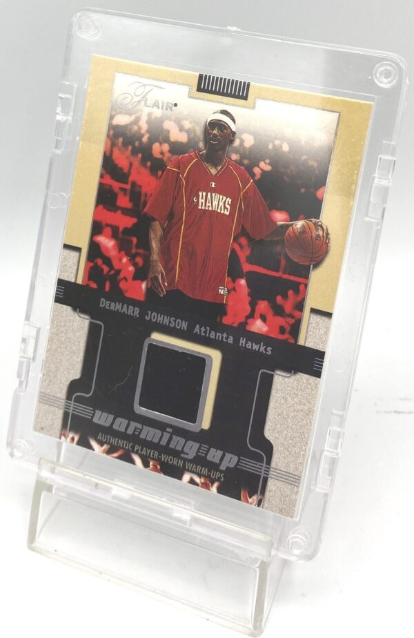 2001-02 Fleer-Flair Warming Up Dermarr Johnson (4)