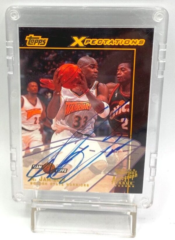 2001-02 Topps Xpectations Gold Antawn Jamison Autograph (1)