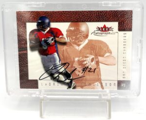 2001 Fleer Autographics LaDainian Tomlinson Autographed (1)
