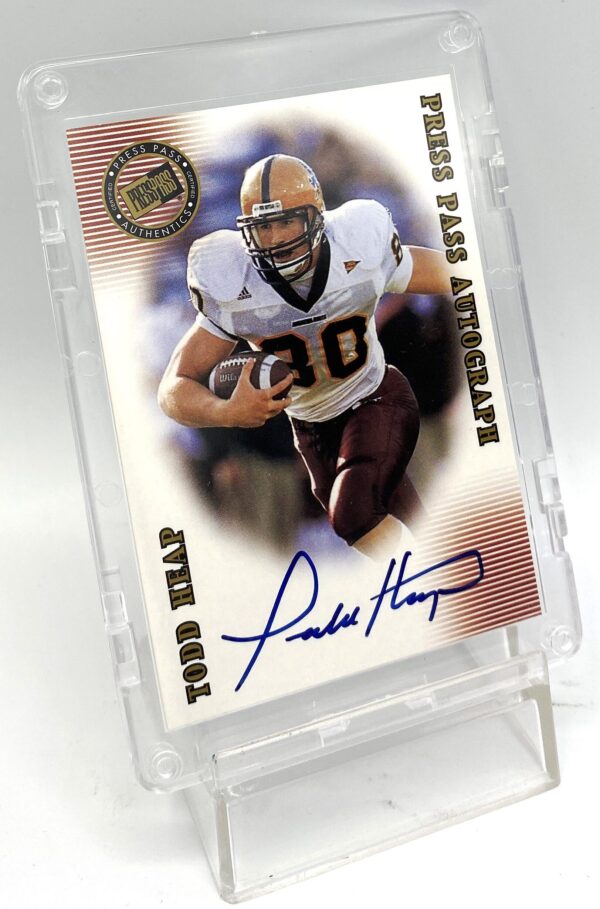 2001 Press Pass Signature Edition Todd Heap Autographed Card (3)