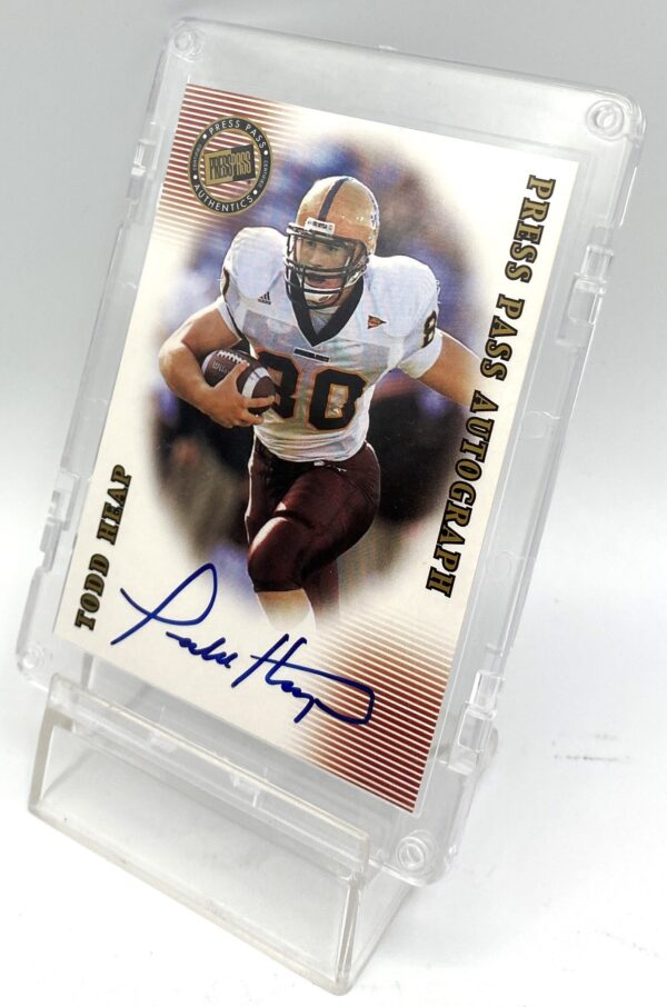2001 Press Pass Signature Edition Todd Heap Autographed Card (4)
