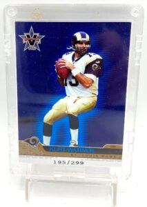2001 Vanguard Blue Insert Card #80