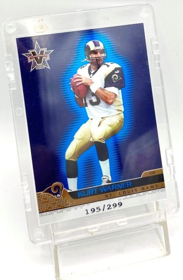 2001 Vanguard Blue Insert Card #80 Kurt Warn