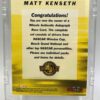 2001 Wheels Authentic Autograph Matt Kenseth (5) 2001 Wheels Authentic Autograph Matt Kenseth (5)