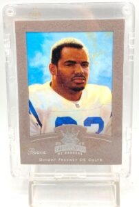 2002 Donruss Gridiron Kings Silver Rookie Card #139 Dwight Freeney (2)