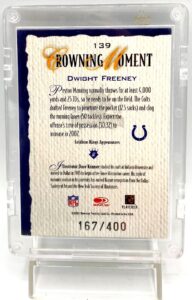 2002 Donruss Gridiron Kings Silver Rookie Card #139 Dwight Freeney (5)