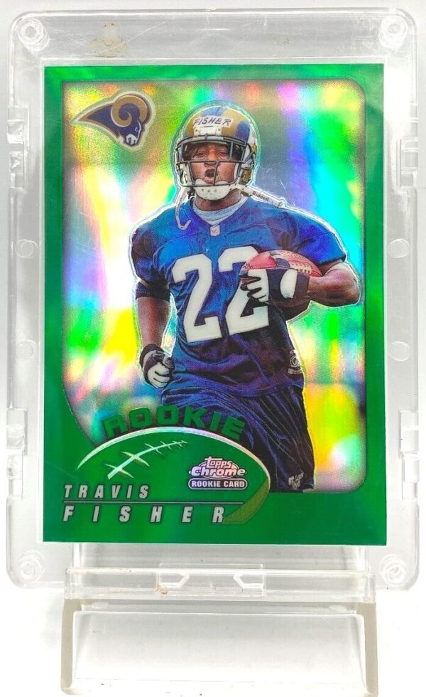 2002 Topps Chrome Rookie Refractor Card #170 Travis Fisher (1) 2002 Topps Chrome Rookie Refractor Card #170 Travis Fisher (1)