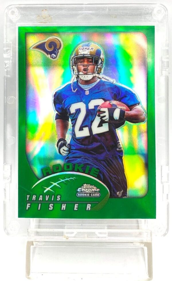 2002 Topps Chrome Rookie Refractor Card #170 Travis Fisher (2) 2002 Topps Chrome Rookie Refractor Card #170 Travis Fisher (2)