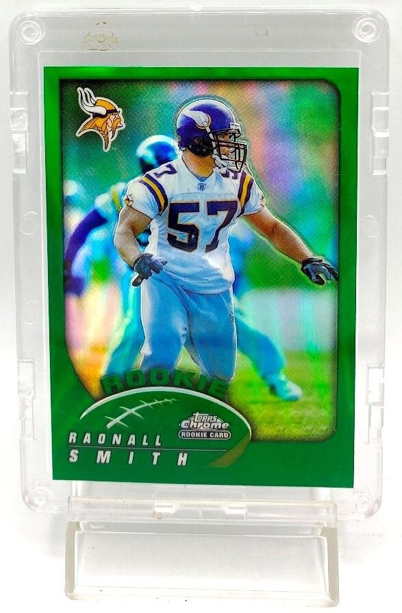 2002 Topps Chrome Rookie Refractor Card #185 Raonall Smith (1)