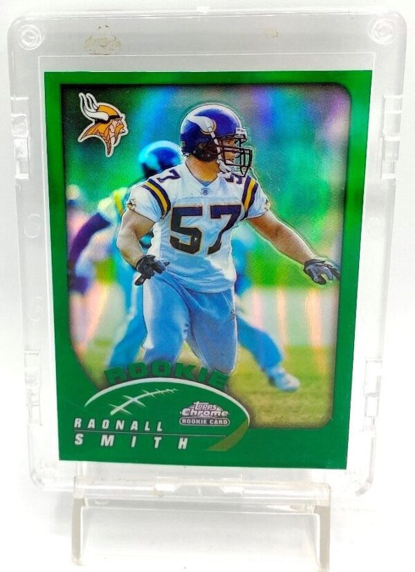 2002 Topps Chrome Rookie Refractor Card #185 Raonall Smith (2) 2002 Topps Chrome Rookie Refractor Card #185 Raonall Smith (2)