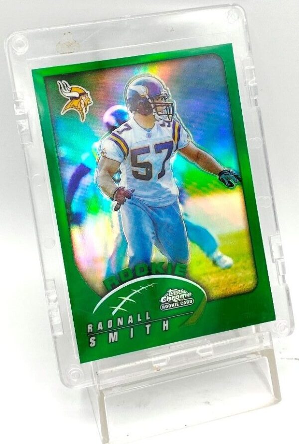 2002 Topps Chrome Rookie Refractor Card #185 Raonall Smith (3) 2002 Topps Chrome Rookie Refractor Card #185 Raonall Smith (3)