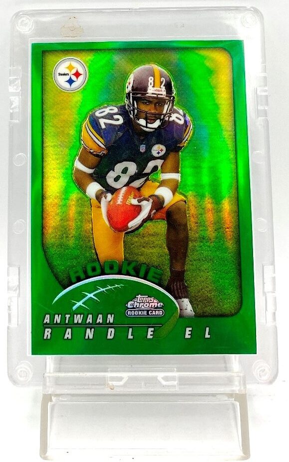 2002 Topps Chrome Rookie Refractor Card #192 Antwaan Randle El (1) 2002 Topps Chrome Rookie Refractor Card #192 Antwaan Randle El (1)