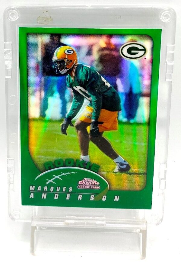 2002 Topps Chrome Rookie Refractor Card #257 Marques Anderson (1)