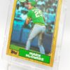 1987 Topps Rookie Card #366 Mark McGwire (4) 1987 Topps Rookie Card #366 Mark McGwire (4)