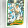 1989 Topps Card #70 Mark McGwire (2)