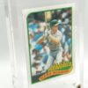 1989 Topps Card #70 Mark McGwire (6)