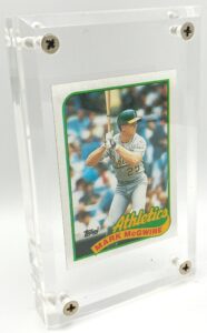 1989 Topps Card #70 Mark McGwire (6)