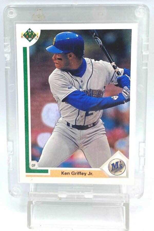 1990-91 Upper Deck Card #555 Ken Griffey Jr (3)