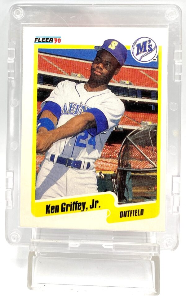 1990 Fleer Card #513 Ken Griffey Jr (2)