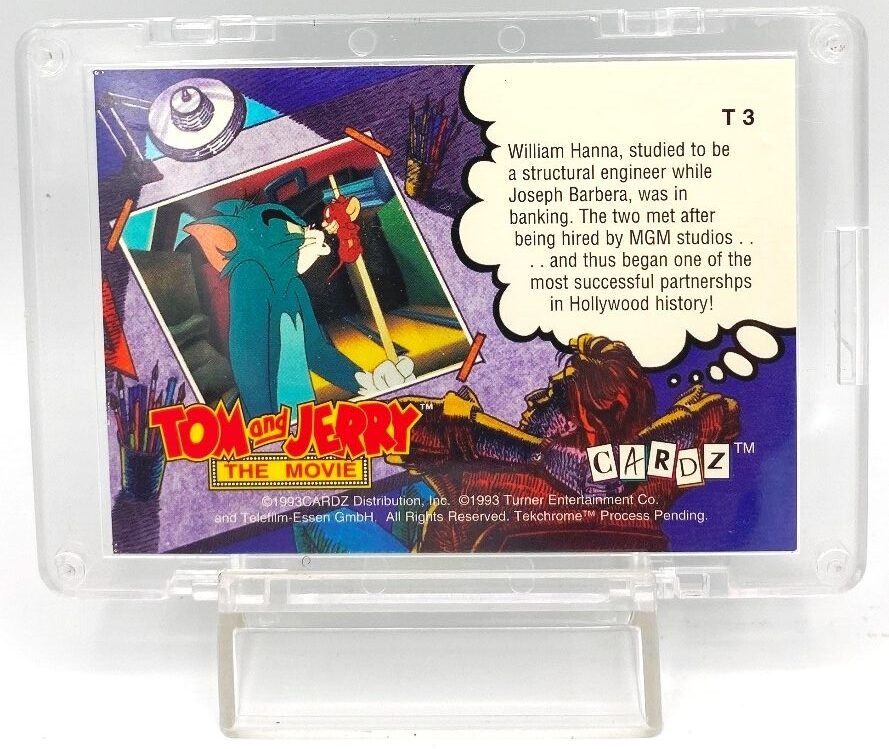 1993 Cardz Tekchrome Card #T3 Tom And Jerry (The Movie) (5)