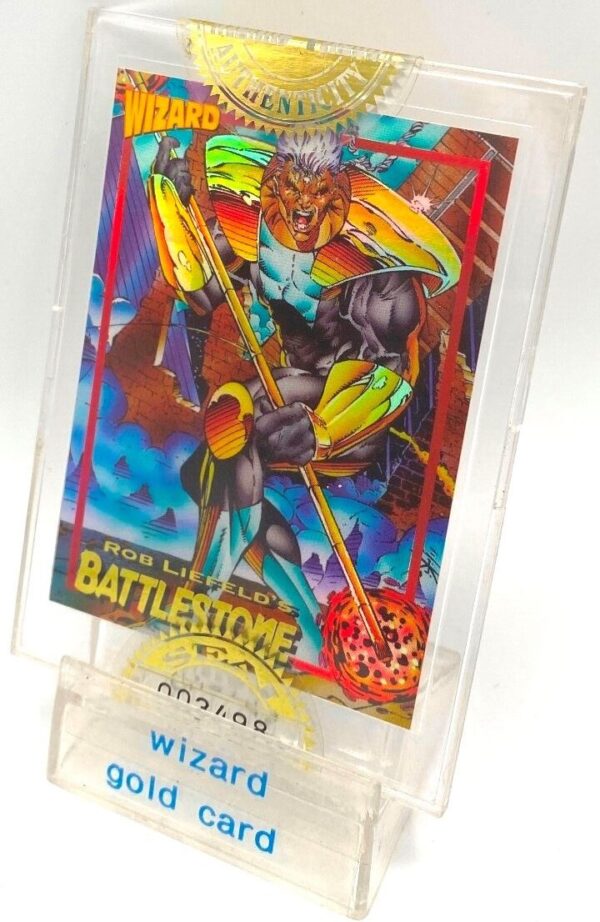 1993 Wizard Gold Edition Battlestone Refractor #6 (4) 1993 Wizard Gold Edition Battlestone Refractor #6 (4)