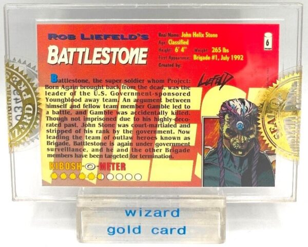 1993 Wizard Gold Edition Battlestone Refractor #6 (5) 1993 Wizard Gold Edition Battlestone Refractor #6 (5)