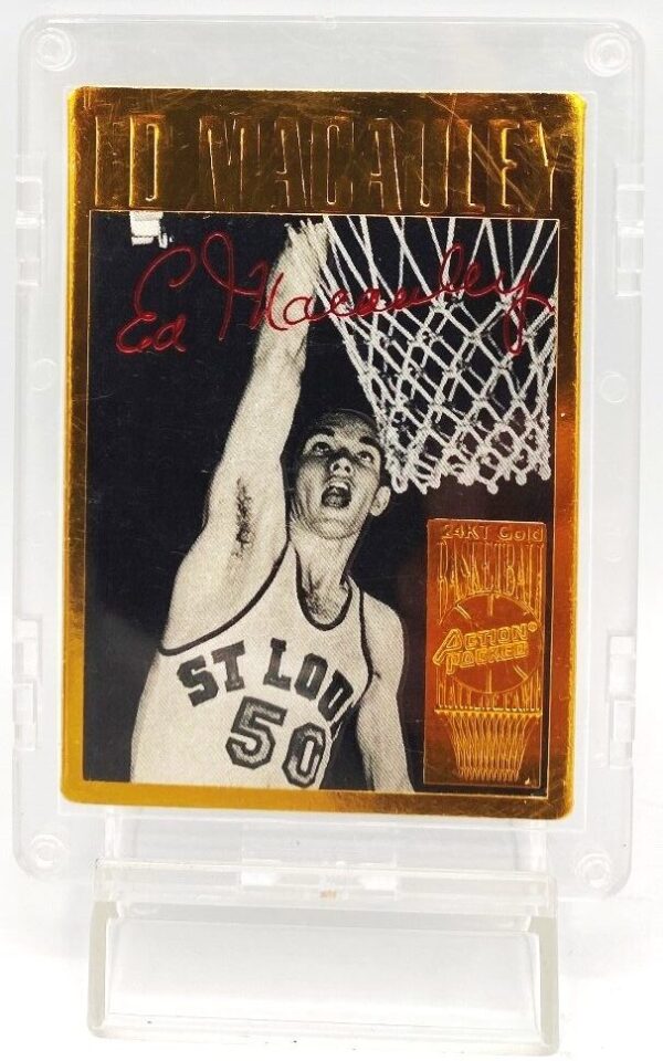 1994 Action Packed 24KT Gold Ed Macauley Card #20G (1)