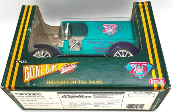 1994 Goal Line Classic 1912 Model T Van Die-Cast Metal Bank (75 Years of NFL Ltd Ed 1-25 Scale) Ertl (7)