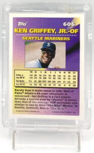 1994 Topps Measures Of Greatness Card #606 Ken Griffey Jr (5)