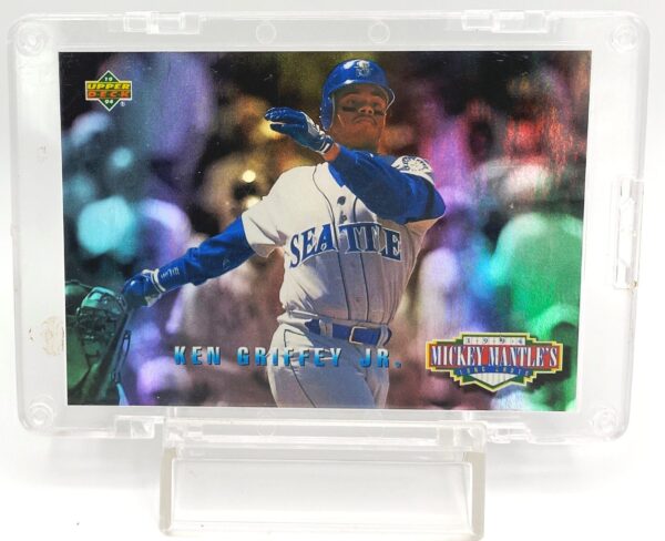 1994 Upper Deck Mickey Mantle's Long Shot Card #MM10 Ken Griffey Jr (2) 1994 Upper Deck Mickey Mantle's Long Shot Card #MM10 Ken Griffey Jr (2)
