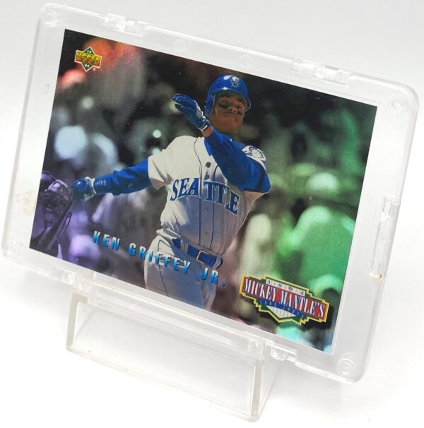 1994 Upper Deck Mickey Mantle's Long Shot Card #MM10 Ken Griffey Jr (4) 1994 Upper Deck Mickey Mantle's Long Shot Card #MM10 Ken Griffey Jr (4)