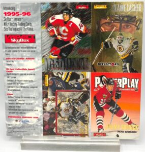 1995-96 Skybox Impact NHL-Hockey Promo-Sample Sheet (4-Cards) (1)