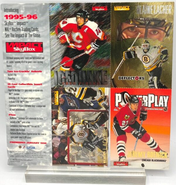1995-96 Skybox Impact NHL-Hockey Promo-Sample Sheet (4-Cards) (1) 1995-96 Skybox Impact NHL-Hockey Promo-Sample Sheet (4-Cards) (1)