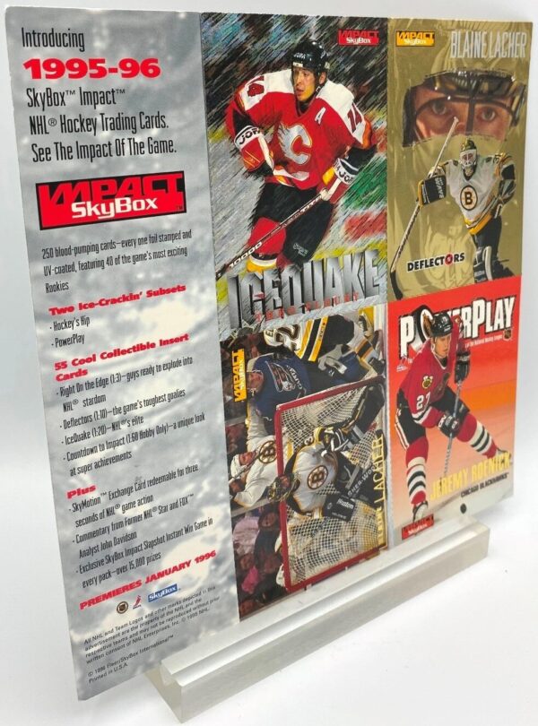 1995-96 Skybox Impact NHL-Hockey Promo-Sample Sheet (4-Cards) (2) 1995-96 Skybox Impact NHL-Hockey Promo-Sample Sheet (4-Cards) (2)