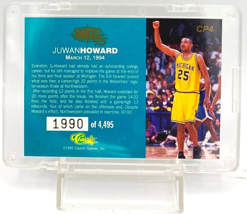 1995 Classic Images Four Sport Juwan Howard (4)