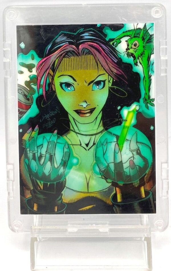 1995 Gen 13 Glow In The Dark Chromium Chase Card #GL6 Freefall (1)