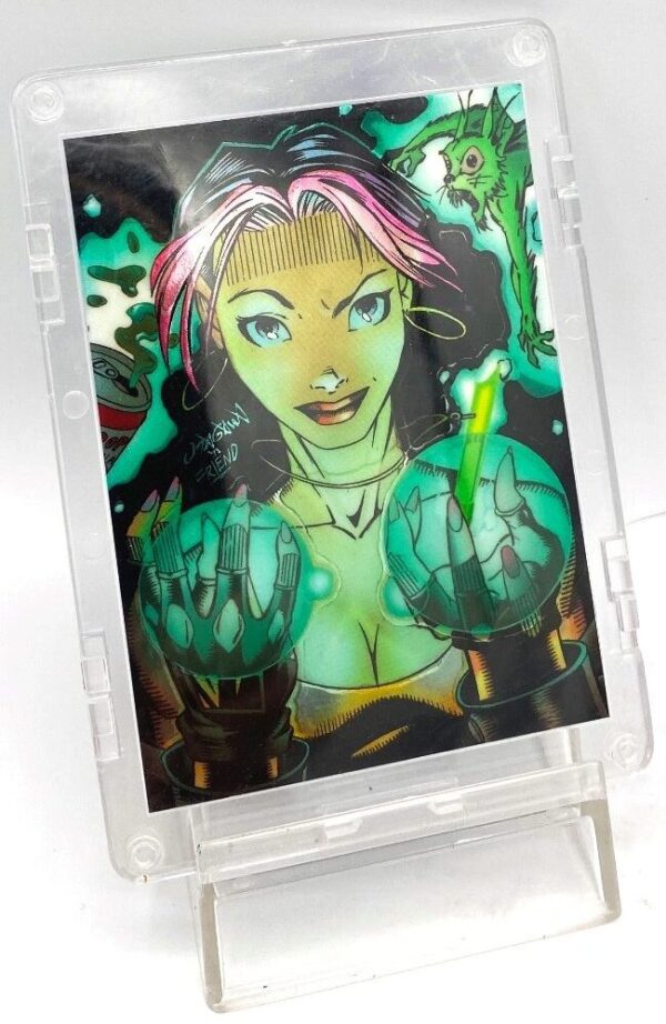 1995 Gen 13 Glow In The Dark Chromium Chase Card #GL6 Freefall (3)