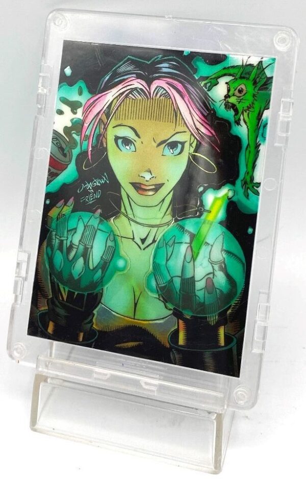 1995 Gen 13 Glow In The Dark Chromium Chase Card #GL6 Freefall (4)