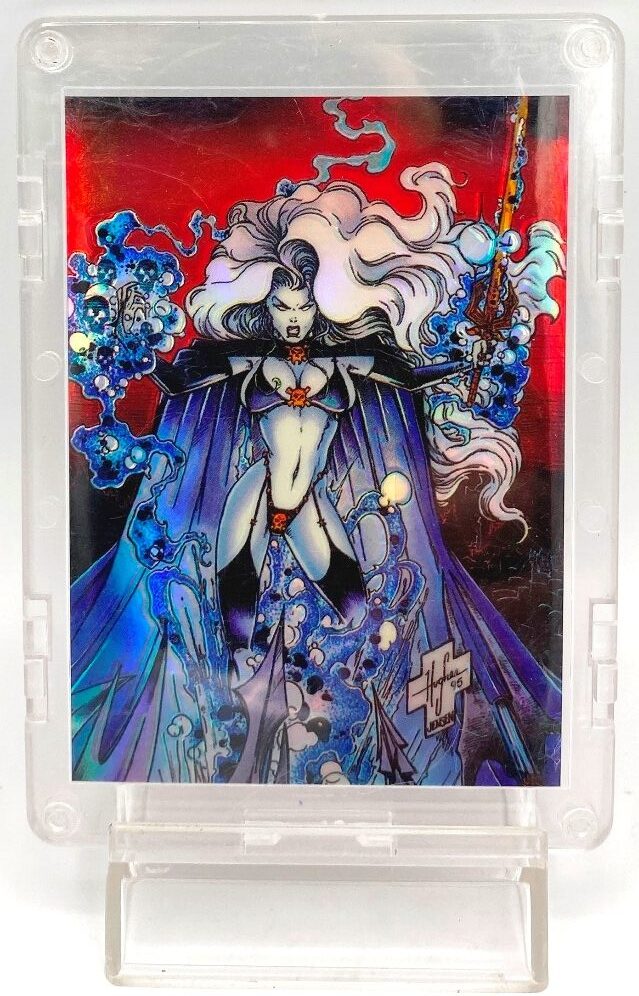 1995 Krome Lady Death Chromium Refractor Series II Promo (1)