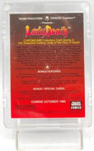 1995 Krome Lady Death Chromium Refractor Series II Promo (5)