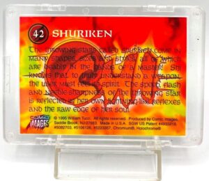 1995 Shi Series-1 Chromium Trading Cards Shi Card #42 (5)