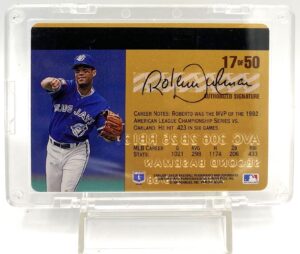 1995 Studio Gold Insert Card #17 of 50 Roberto Alomar (5)