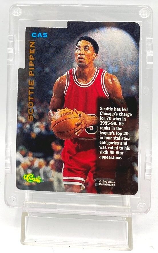 1996 Classic A Cut Above Card #CA5 Scottie Pippen (4)