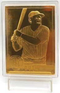 1996 Gold Card #30 Babe Ruth New York Yankees (1)