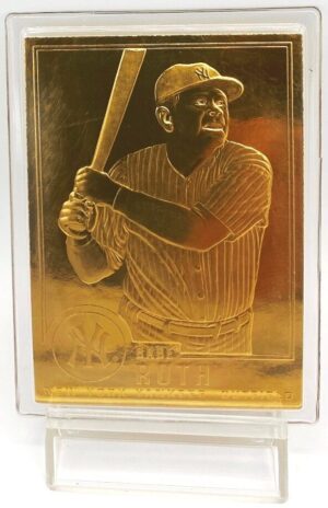1996 Gold Card #30 Babe Ruth New York Yankees (2) 1996 Gold Card #30 Babe Ruth New York Yankees (2)