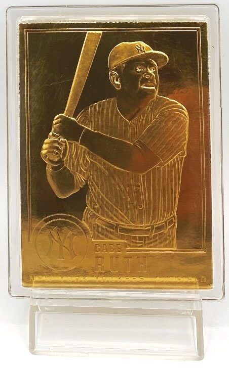 1996 Gold Card #30 Babe Ruth New York Yankees (3)
