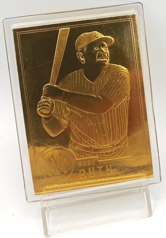 1996 Gold Card #30 Babe Ruth New York Yankees (4)