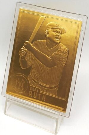 1996 Gold Card #30 Babe Ruth New York Yankees (5)