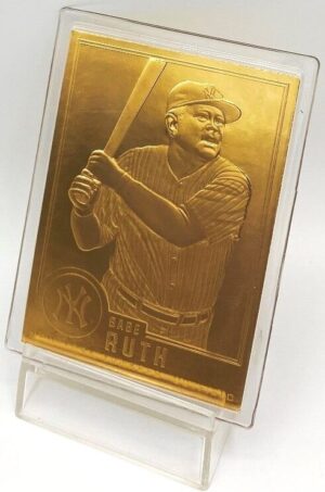 1996 Gold Card #30 Babe Ruth New York Yankees (5) 1996 Gold Card #30 Babe Ruth New York Yankees (5)