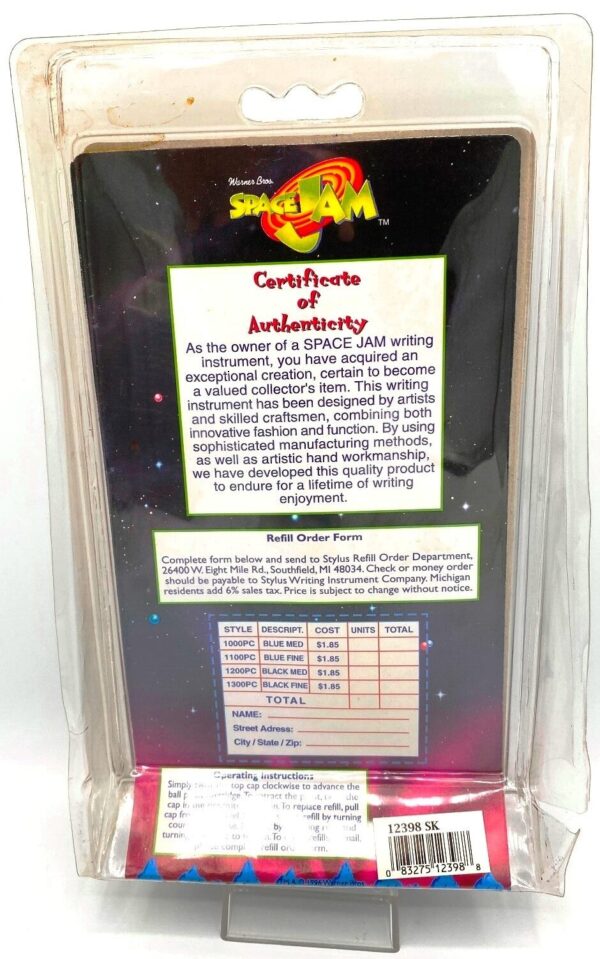 1996 Space Jam Stylus Collector's Pen Michael Jordan (6) 1996 Space Jam Stylus Collector's Pen Michael Jordan (6)